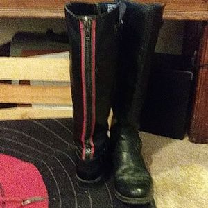 Women's black boots